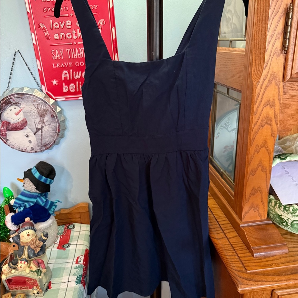 Blue Rain Navy Sleeveless Dress